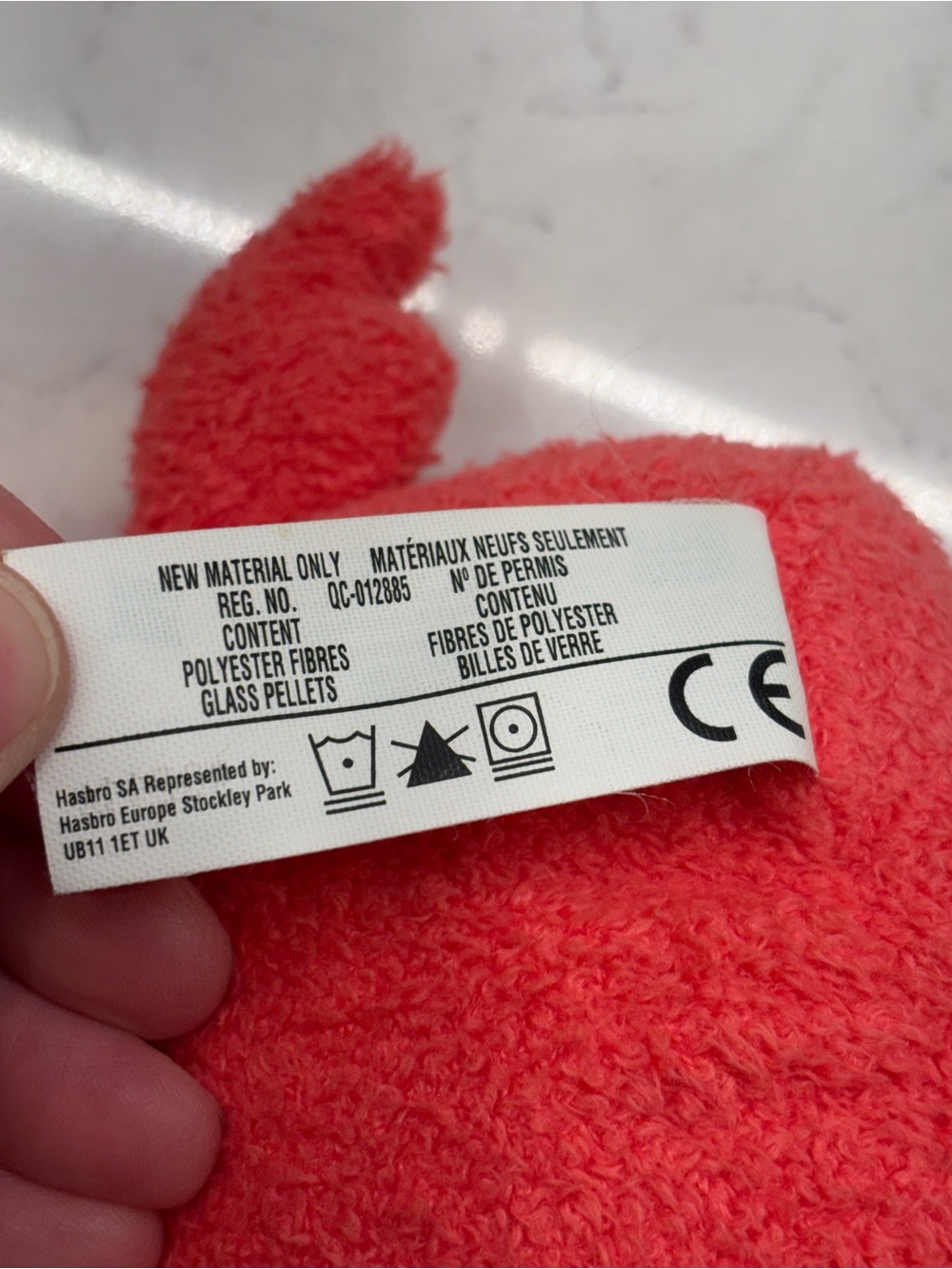 Hasbro Ugly Dolls Orange Wage and Red Lucky Bat Plush Monster Lot 2019 NWOT - Picture 8 of 9